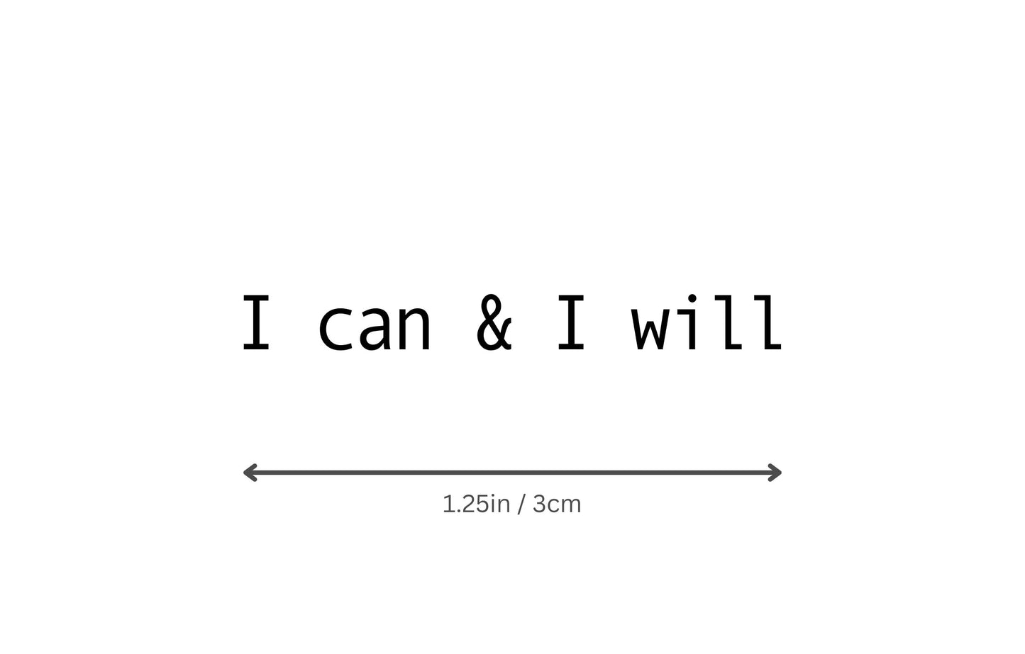 I Can & I Will