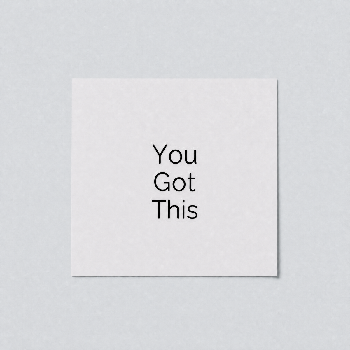 You Got This motivational temporary tattoo from the Courage Kit