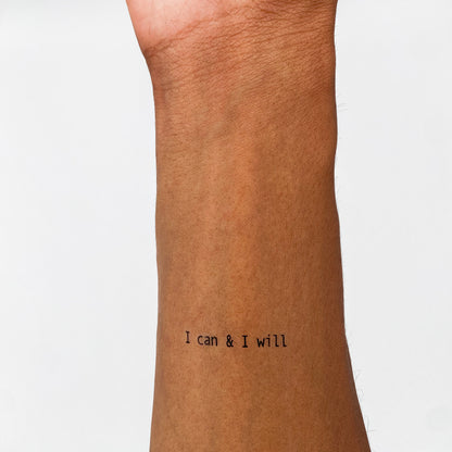 I Can & I Will