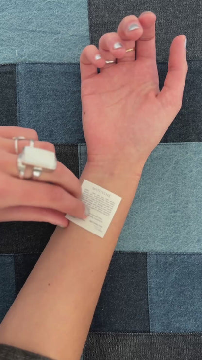 Never Give Up Temporary Tattoo