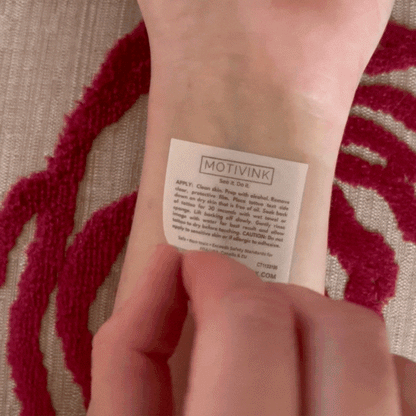 Inspiring 'You Got This' temporary tattoo applied to wrist – confidence-boosting, wearable daily affirmation